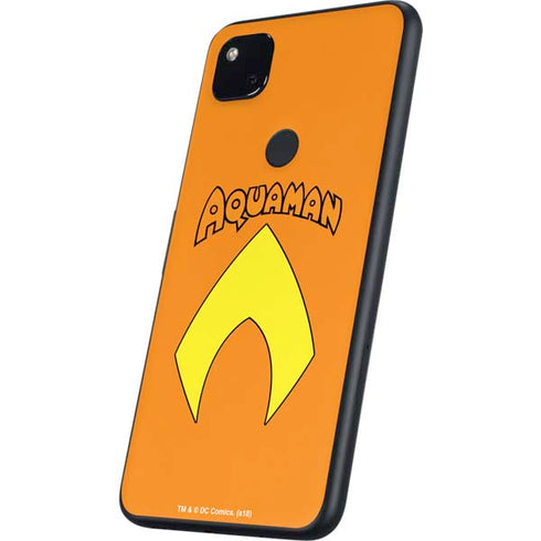 DC Comics Aquaman Classic Logo Google Pixel 4a Skin